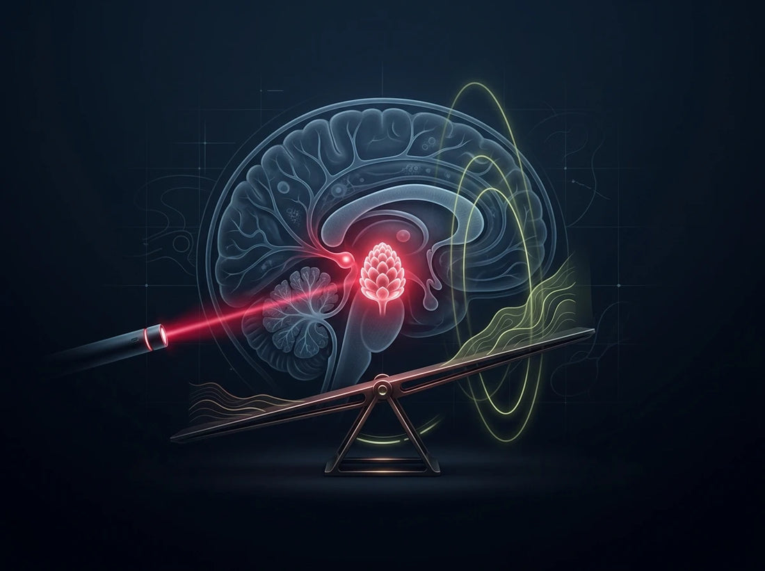 The Cortisol-Melatonin Seesaw: Recalibrating Your Nighttime Bio-Clock with 7.83Hz and 670nm Light