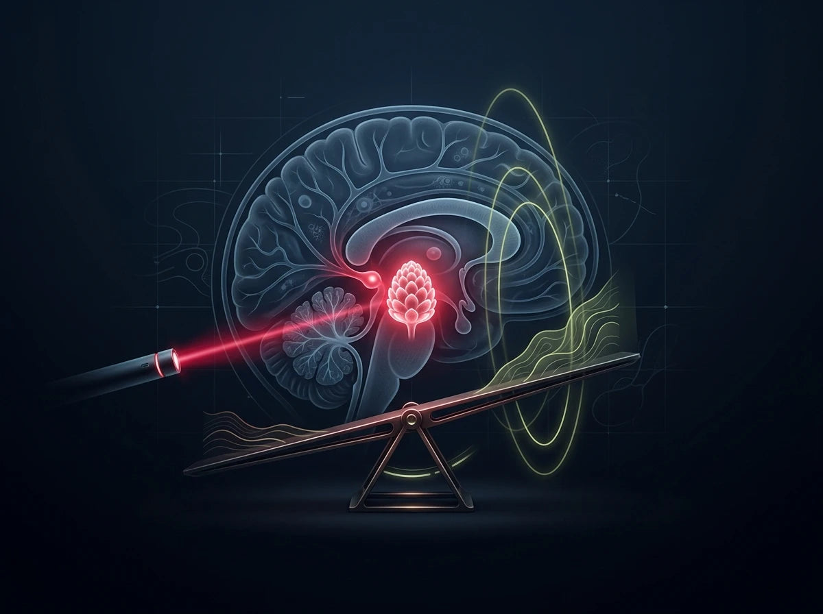 The Cortisol-Melatonin Seesaw: Recalibrating Your Nighttime Bio-Clock with 7.83Hz and 670nm Light