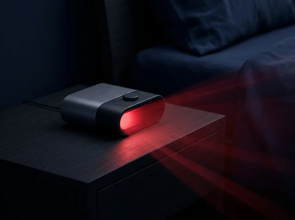 CalmiPulse Red Light Therapy Sleep Device Header