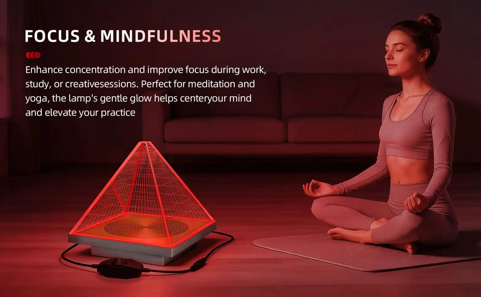 670nm red light bedside lamp recommendation for deep sleep